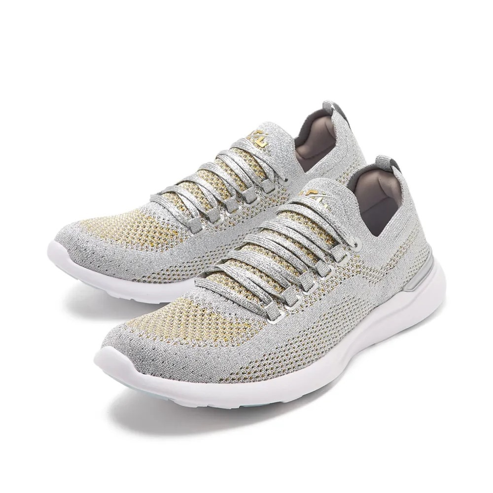 APL Mesh Accents Sneakers Silver 8.5,  retail $220